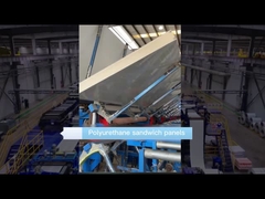 Geïsoleerd PU-sandwichbord met een kerndichtheid van 35-40 kg/m3 en een dikte van 30-200 mm